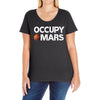 occupy mars Ladies Curvy T-Shirt