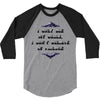 i only see my goals 3/4 Sleeve Shirt