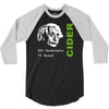 albert einstein theory of 7% proof geeky science cider scrumpy drinkin 3/4 Sleeve Shirt