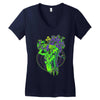 scared straight Women's V-Neck T-Shirt