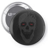 skull triangle Pin-back button