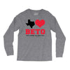 Texas Loves Beto Long Sleeve Shirts