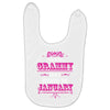 The Best Grammy Was Born In January Baby Bibs