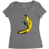 banana halfpipe Women's Triblend Scoop T-shirt