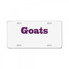 goats License Plate