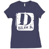 d block Ladies Fitted T-Shirt