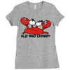 old and crabby Ladies Fitted T-Shirt