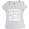 i am too emotionally attached to fictional characters Women's Triblend Scoop T-shirt