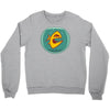 angry goldfish cartoon Crewneck Sweatshirt