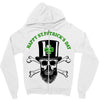 happy saint patrick day skull Zipper Hoodie
