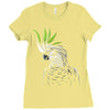 tribal parrot Ladies Fitted T-Shirt