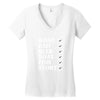road bait beer boat fish story Women's V-Neck T-Shirt