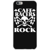 biker t shirt cafe racers ton up boys rockers greasers rock &amp; roll iPhone 6/6s Case