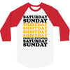 saturday sunday shitday 3/4 Sleeve Shirt
