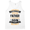 Super Cool Father Of A Freaking Awesome Son Tank Top