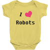 i love robots Baby Onesie