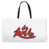 lace up Weekender Totes