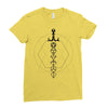 Dungeon Dice Sword T-Shirt Ladies Fitted T-Shirt