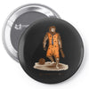 primitive man Pin-back button