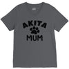 akita mum V-Neck Tee