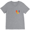 Rainbow Equality Heart V-Neck Tee