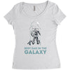 best dad in the galaxy Women's Triblend Scoop T-shirt