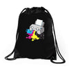 puker printer Drawstring Bags
