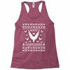 Merry Maverickmas Ugly Christmas Sweater Racerback Tank