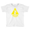 caution shapes being thrown printed Toddler T-shirt