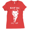 robert kennedy homage Ladies Fitted T-Shirt