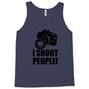 i shoot people t shirt funny photographer tee camera photography digit Tank Top