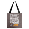 Strong Independent Motivated Libra Tote Bags