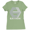 cannon films classic retro movie studio Ladies Fitted T-Shirt