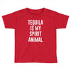 tequila is my spirit animal Toddler T-shirt