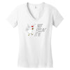 not feelin' it Women's V-Neck T-Shirt
