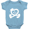 heart walking Baby Onesie