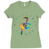 jake paul colorful Ladies Fitted T-Shirt