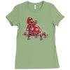 mushroom eater Ladies Fitted T-Shirt
