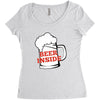 Beer Inside Women's Triblend Scoop T-shirt