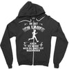 ich laufe Zipper Hoodie
