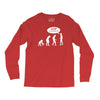 banksy funny human evolution indie Long Sleeve Shirts