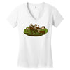 risky business Women's V-Neck T-Shirt