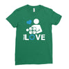 portal true love   aperture lab video gamer teleport online pc goal te Ladies Fitted T-Shirt
