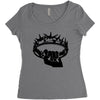 trhones Women's Triblend Scoop T-shirt