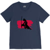 Wolf And Lady V-Neck Tee