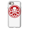 red skull logo avengers marvel comics gift iPhone 8