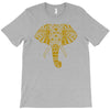 tribal print elephant geometric gold animals cool T-Shirt