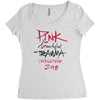 pink beautiful trauma world tour 2018 Women's Triblend Scoop T-shirt
