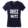 deez nutz Women's V-Neck T-Shirt