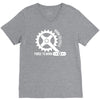 born to cycle forced to work V-Neck Tee